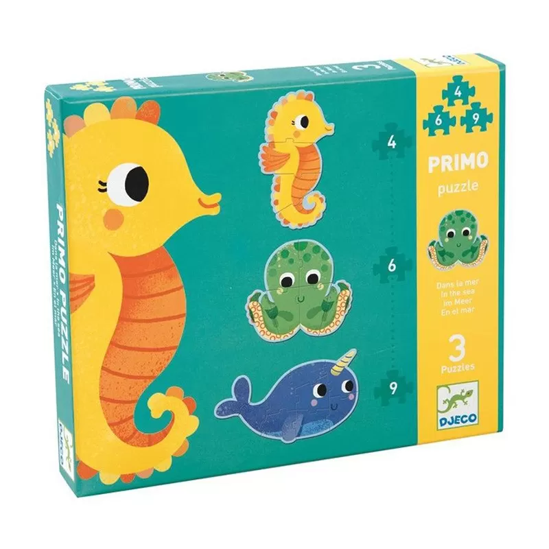 Puzzle evolutif - primo dans la mer 4.6.9pcs