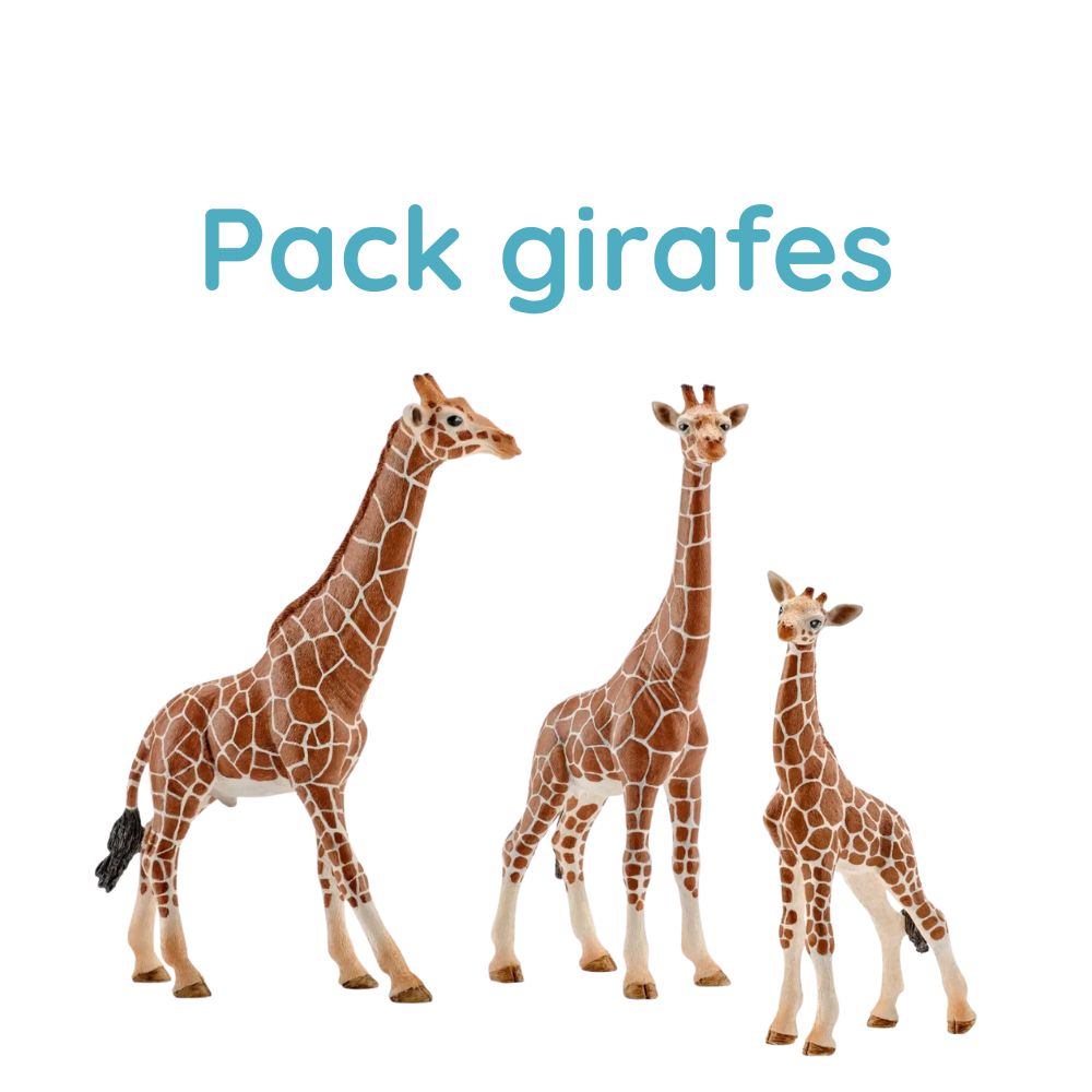 La famille girafe - pack figurines