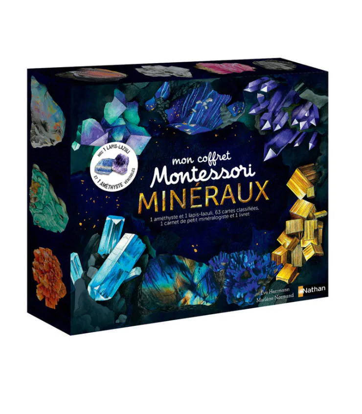 Mon coffret montessori mineraux