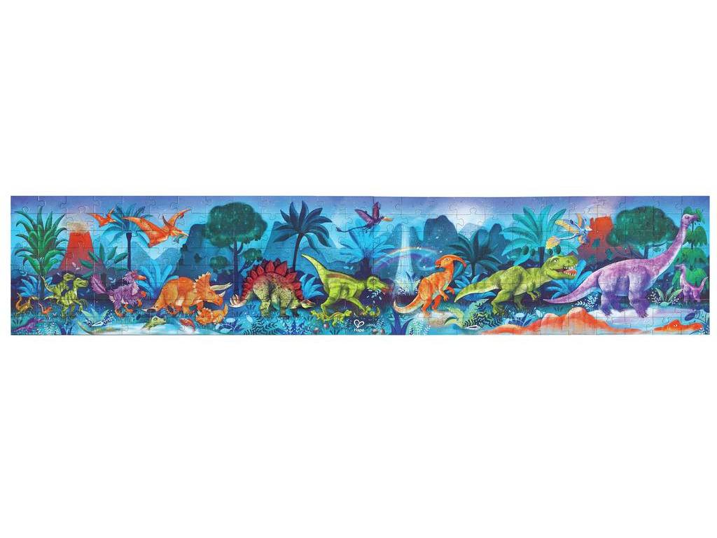 Puzzle fluorescent dinosaures 200pcs