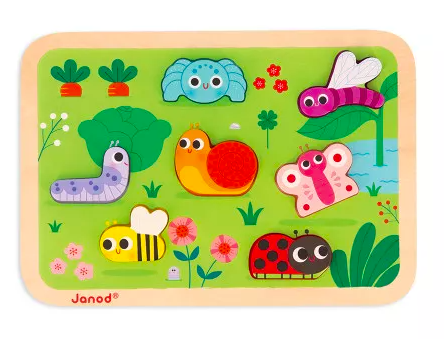 Puzzle chunky le jardin