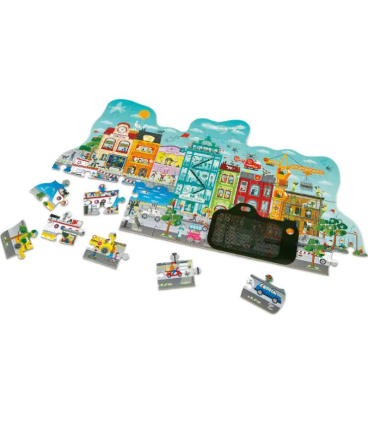 Puzzle de la ville animé 50pcs