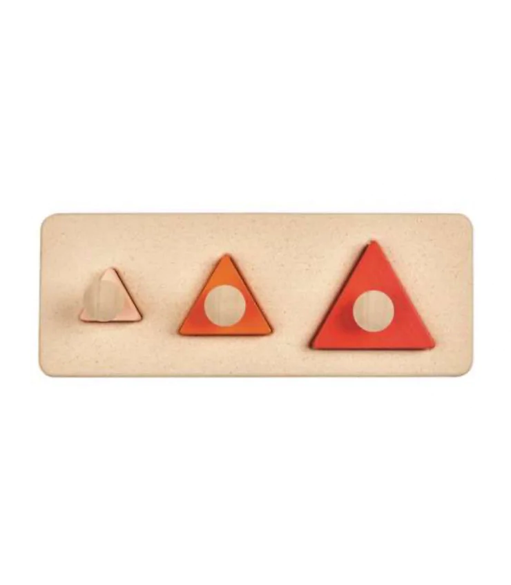 Encastrement triangle méthode montessori, photo 4 sur 4