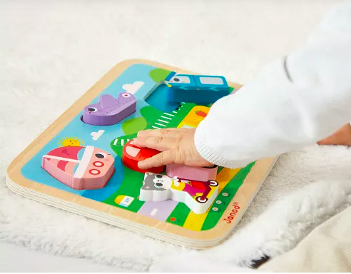Puzzle chunky les véhicules