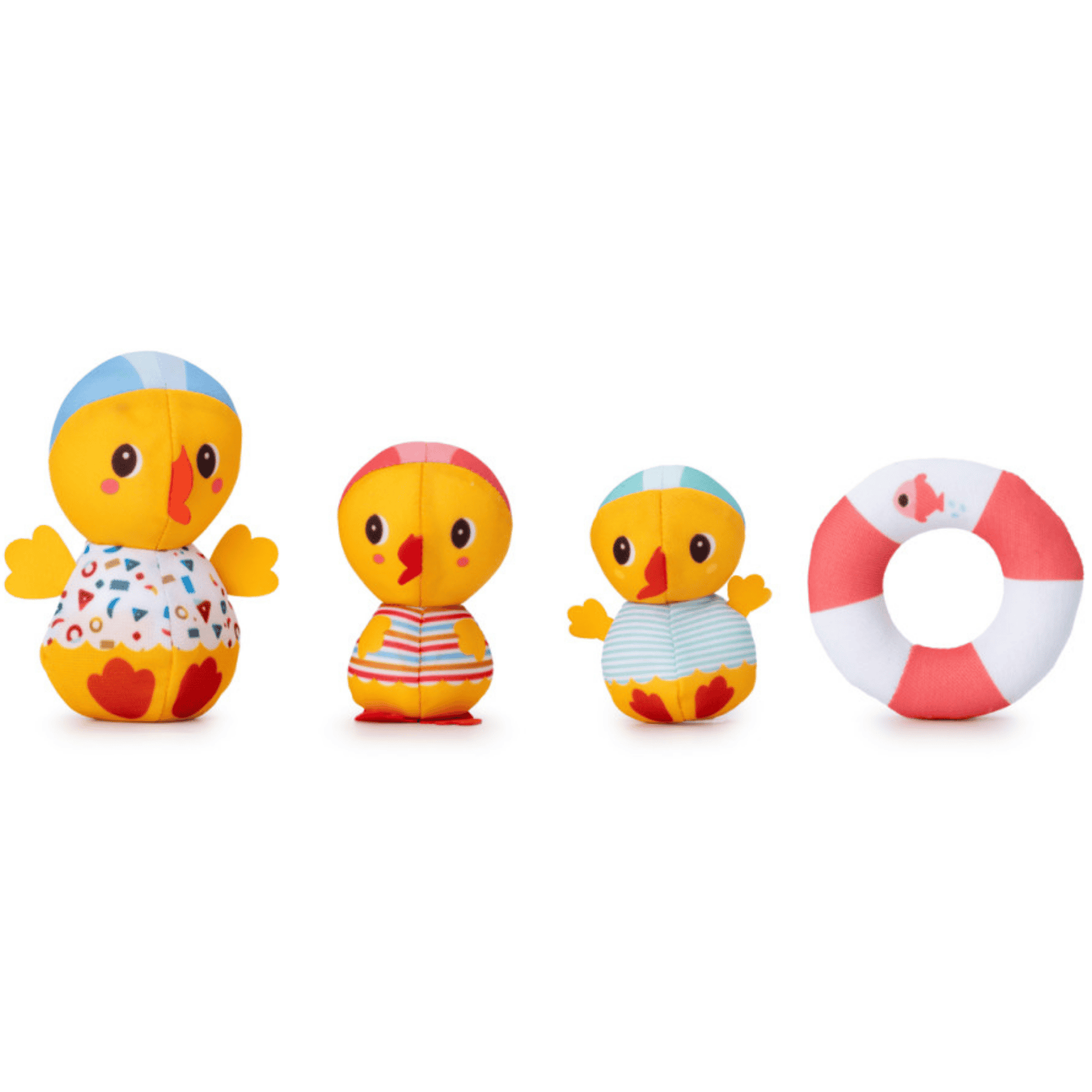 3 canards au bord de l'eau 