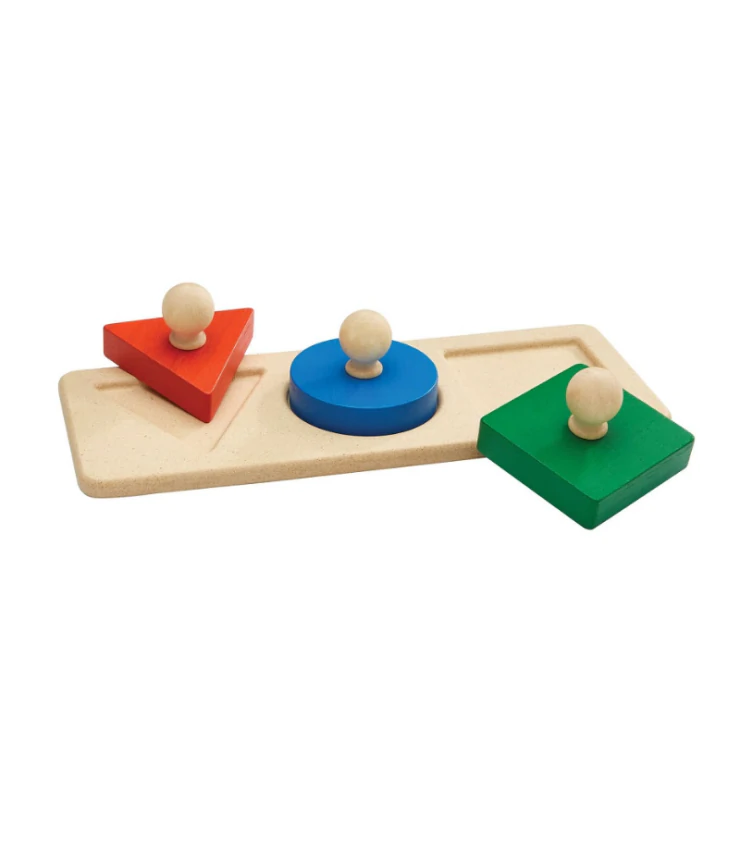 Puzzle 3 formes montessori, photo 3 sur 3