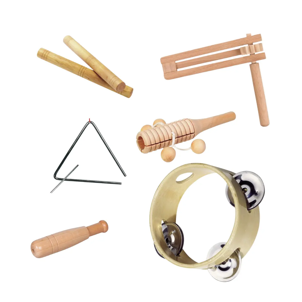Ensemble musical en bois