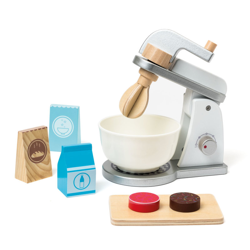 Set batteur de cuisine en bois