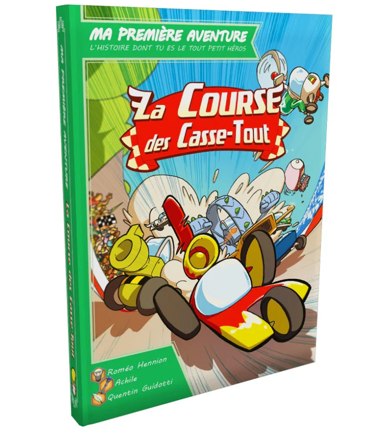 Livre jeux - la course des casse-tout