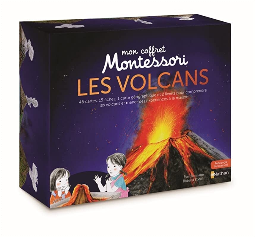 Coffret montessori des volcans