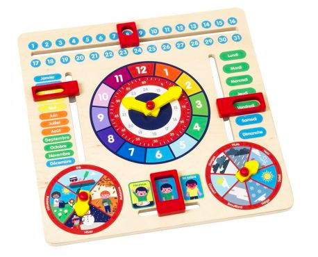 Calendrier en bois - oxybul