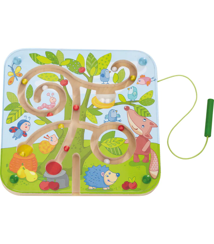 Jeu magnetique arbre labyrinthe