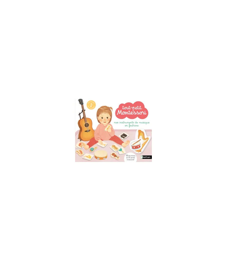 Instruments de musique feutrine - petit montessori