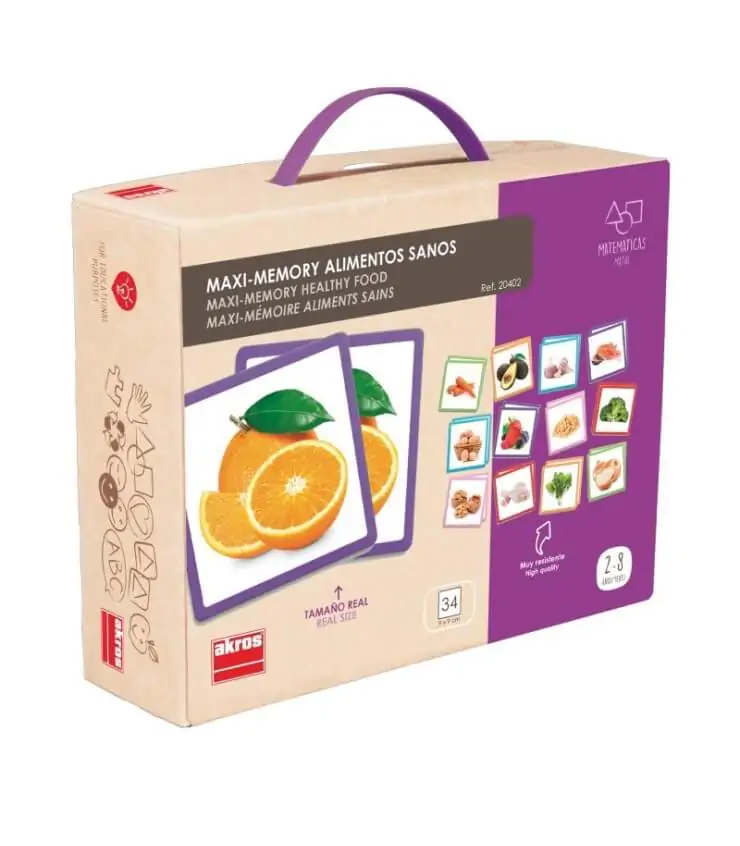 Maxi-mémoire aliments sains