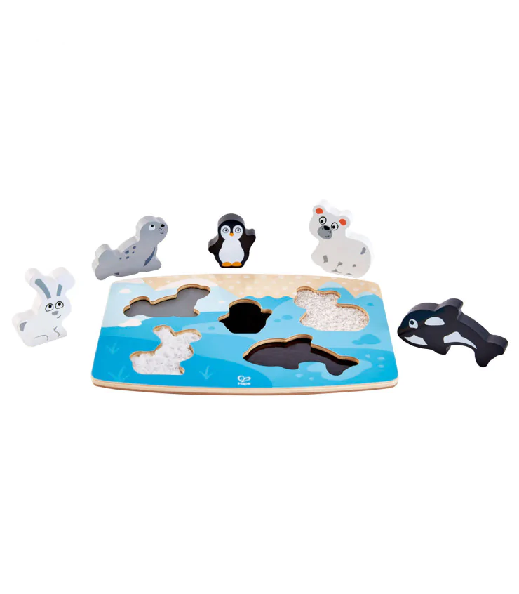 Puzzle tactile - animaux polaires, photo 2 sur 3