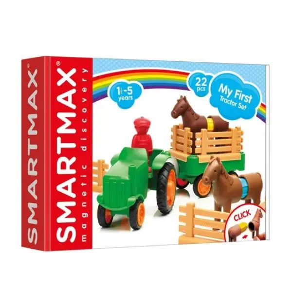 My first tractor set - le tracteur de la ferme 