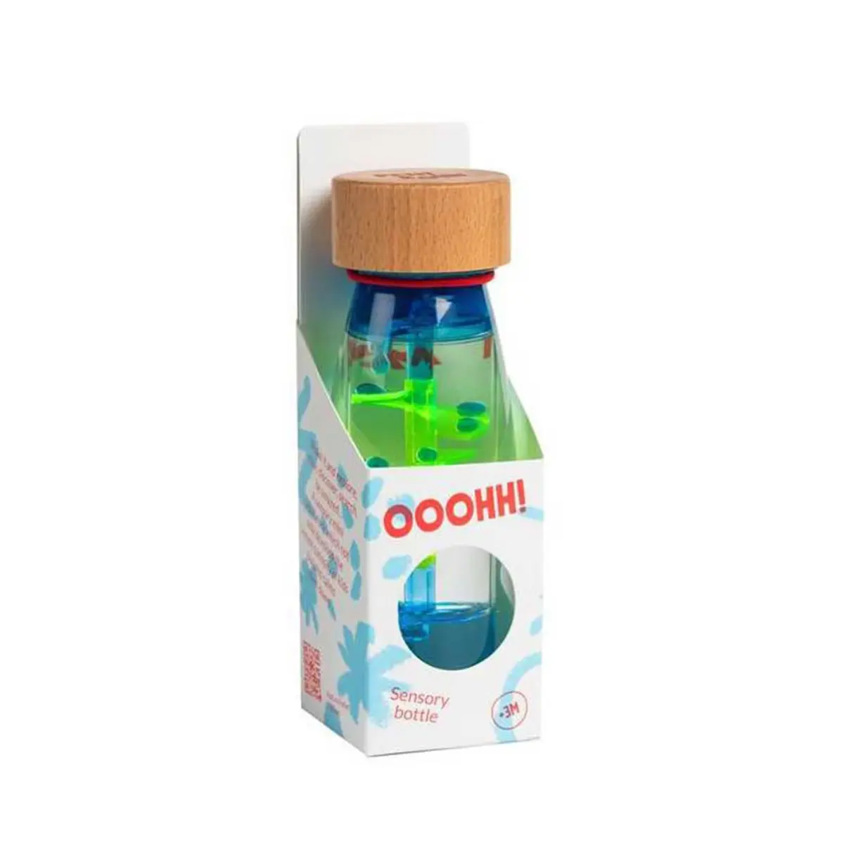 Bouteille sensorielle move bottle spiral blue, photo 2 sur 3