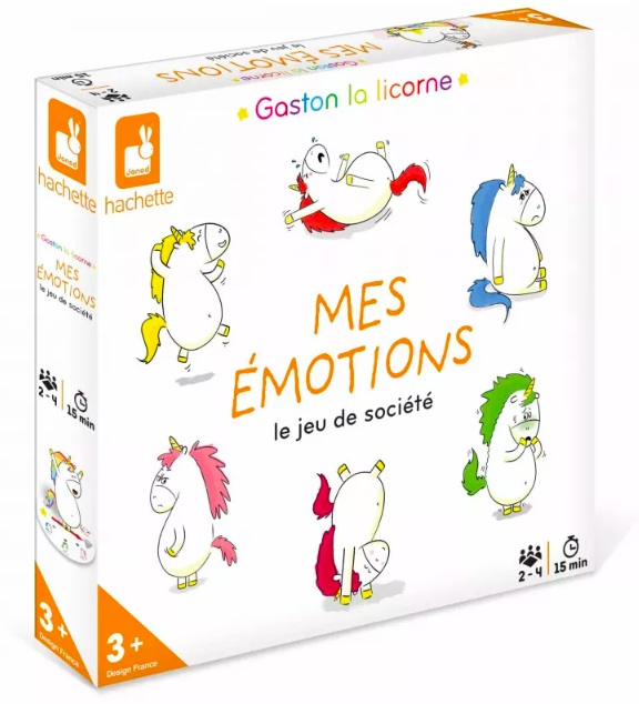 Jeu gaston la licorne - mes emotions