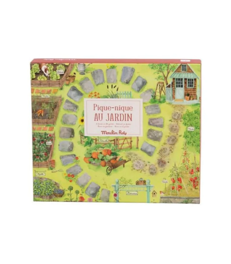 Jeu pique-nique au jardin le jardin du moulin