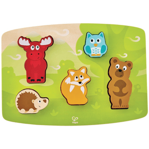Puzzle tactile - animaux de la forêt