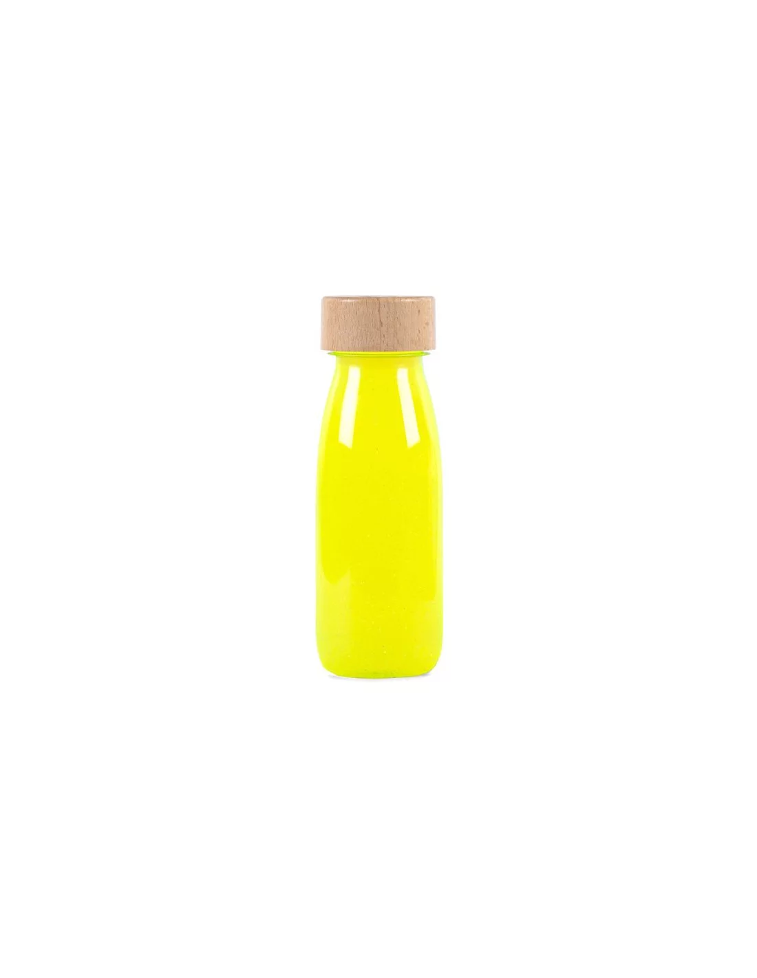 Bouteilles sensorielle fluorescente jaune