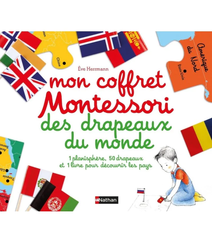 Drapeaux - coffret montessori