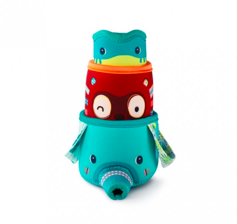 Jungle 3 gobelets de bain