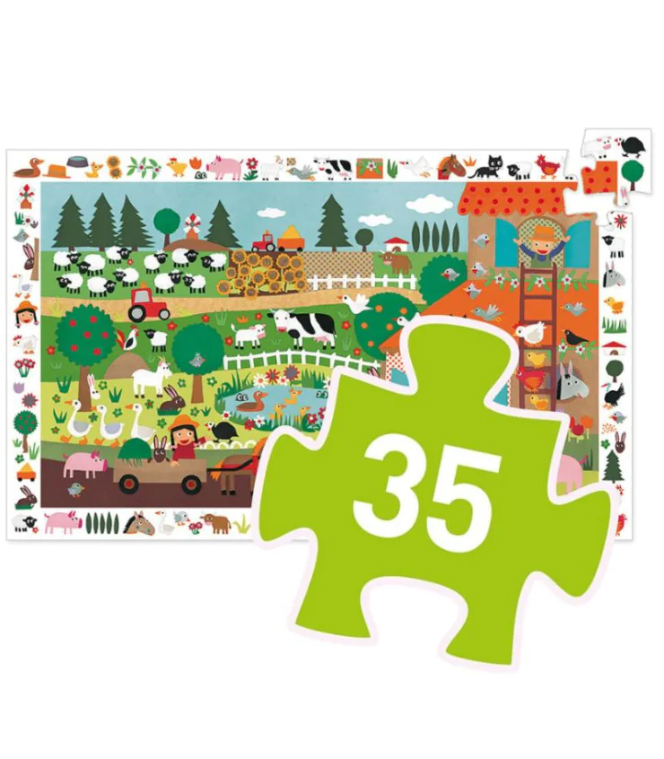 Puzzle d'observation: bienvenue à la ferme 35pcs, photo 3 sur 3