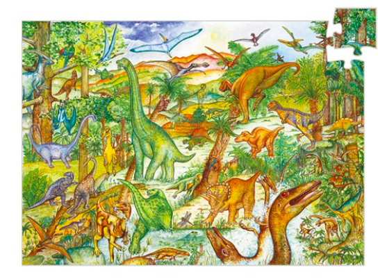 Puzzle d'observation dinosaures, photo 2 sur 3