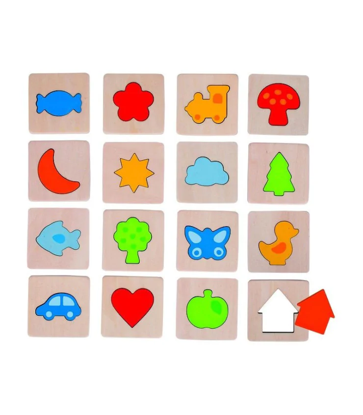 Mémo tactile des formes