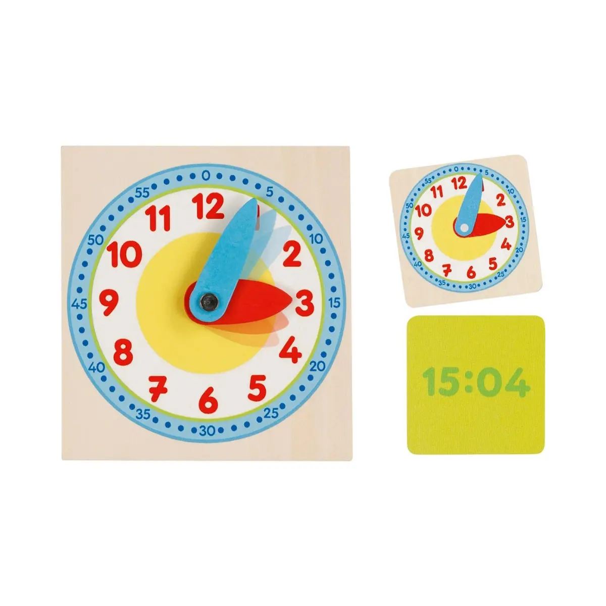 Horloge apprendre à lire l'heure, photo 2 sur 2