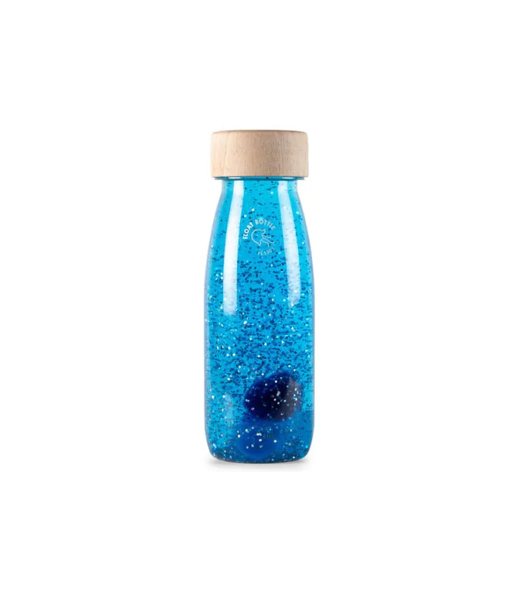 Bouteille sensorielle float bleu